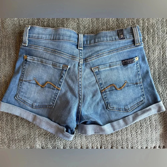 7 For All Mankind Denim Shorts - Picture 5 of 5